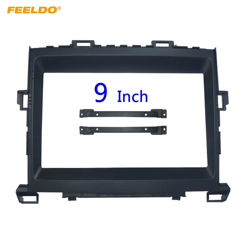 Автомобильная стереосистема FEELDO 2Din рамка с пластиной для Toyota Alphard 12 14 9 дюймов