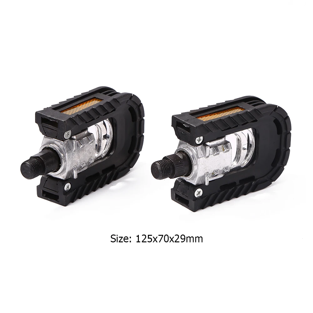 

1 Pair Folding Bicycle Pedal Bike Anti-slip Pedals Portable Reflective Ball Bearing MTB Waterproof Cycling Elements