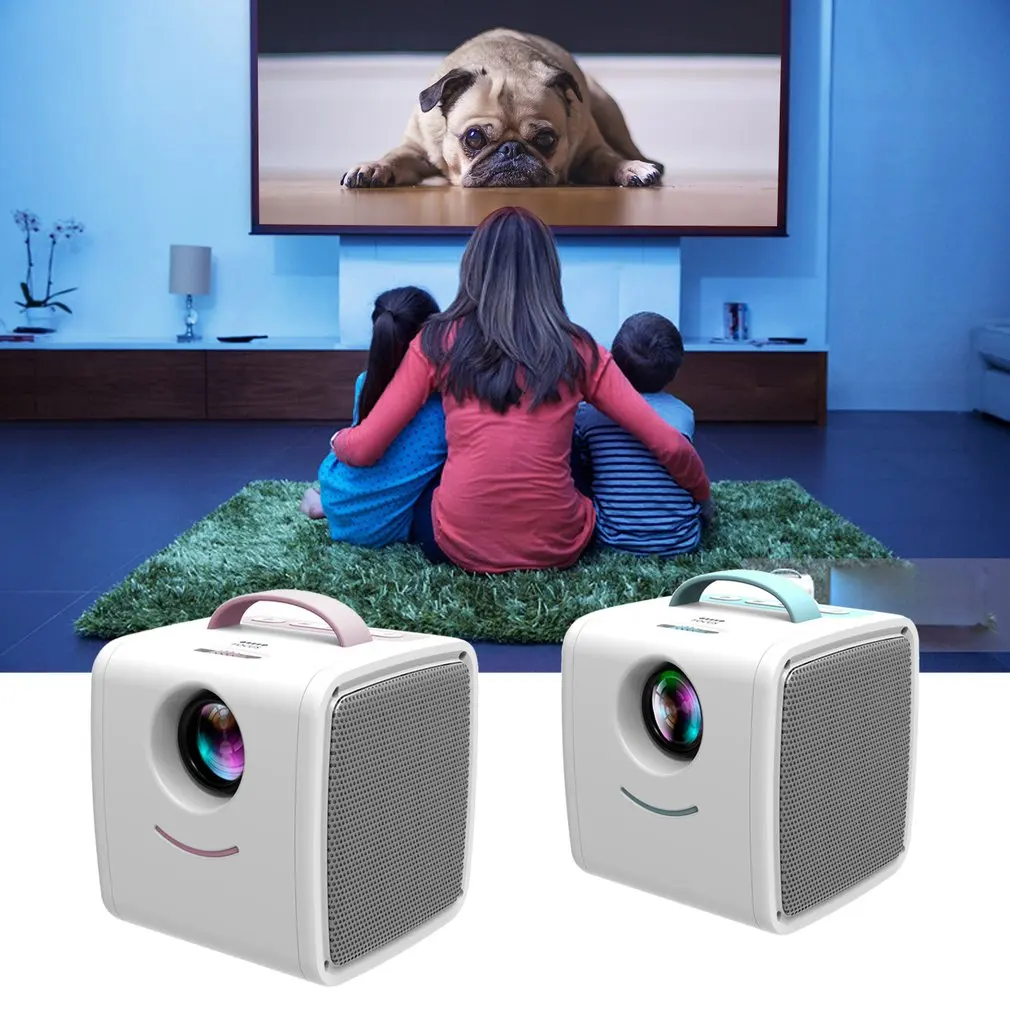 Mini Q2 Home Children Projector Portable Led Support Hd 1080P Small 20-80 Inch Projection Size | Компьютеры и офис