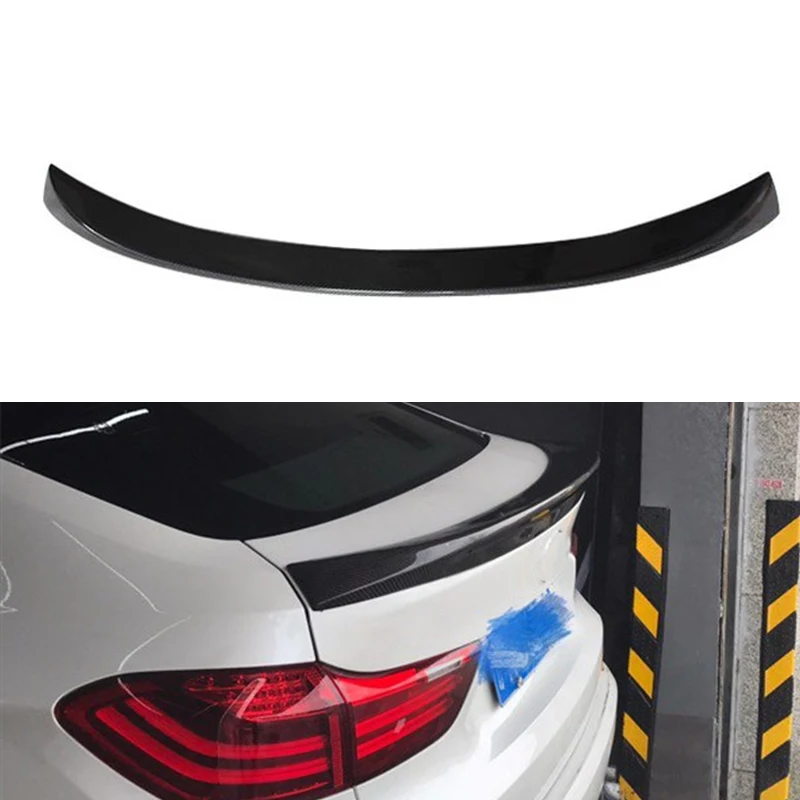 Спойлер для BMW 5 серии GT F07 2010-2017 года глянцевый черный из настоящего углеродного