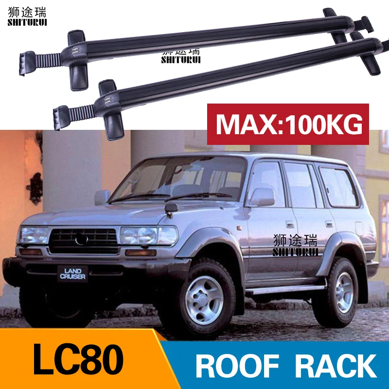 Кровельные рейки для TOYOTA LC80 LAND CRUISER 80 без перил 2010 + боковые из алюминиевого сплава
