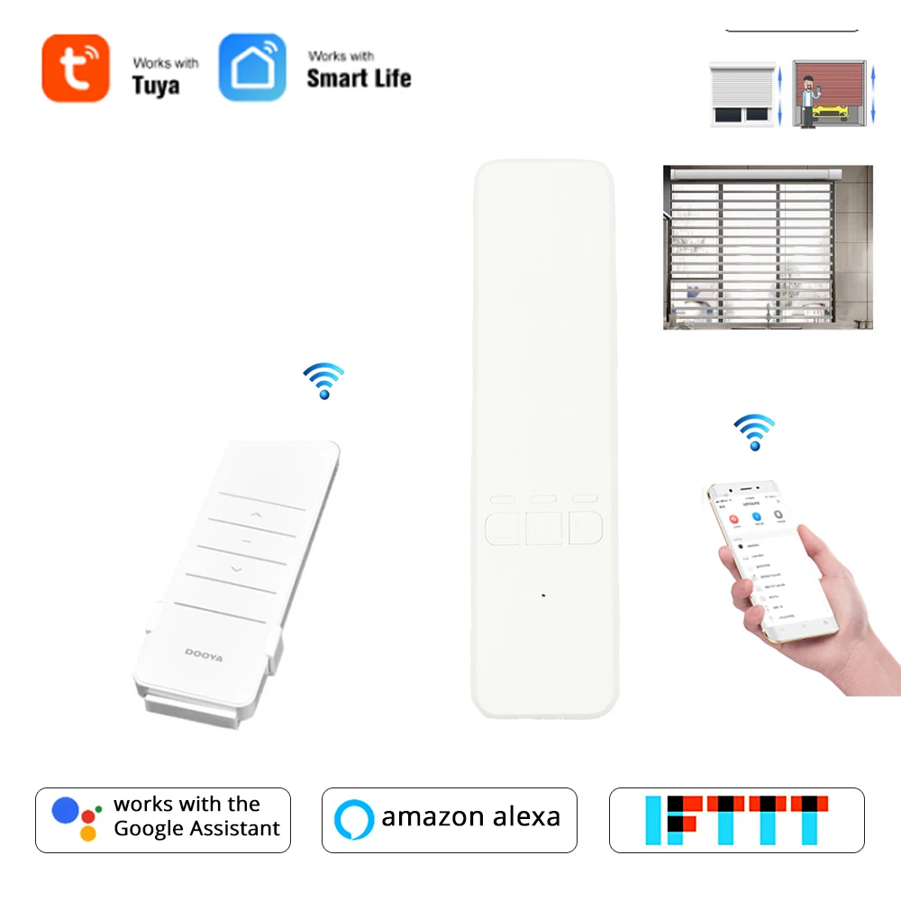 Новейший wifi Tuya умный цепной занавес мотор samrt Life APP управление рулонные шторы