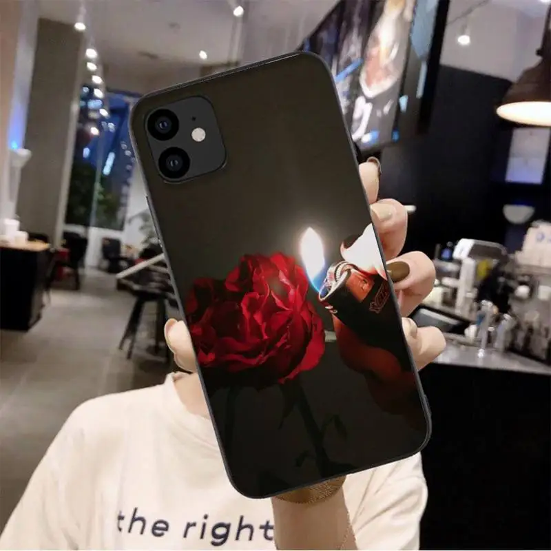 

LJHYDFCNB Fashion Girl Phone Case For Iphone 6 6s 7 8 Plus XR X XS 11 12 Pro Mini Max