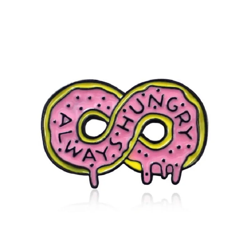 Эмалированная брошь в виде животного кота червя