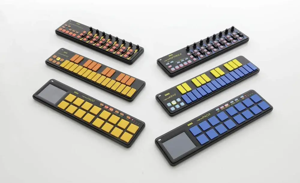 Тонкие USB MIDI-колодки Korg nanoKEY2 nanoPAD2 nanoKONTROL2 16 трипперов с USB-кабелем nanoKEY nanoPAD nanokcontrol |