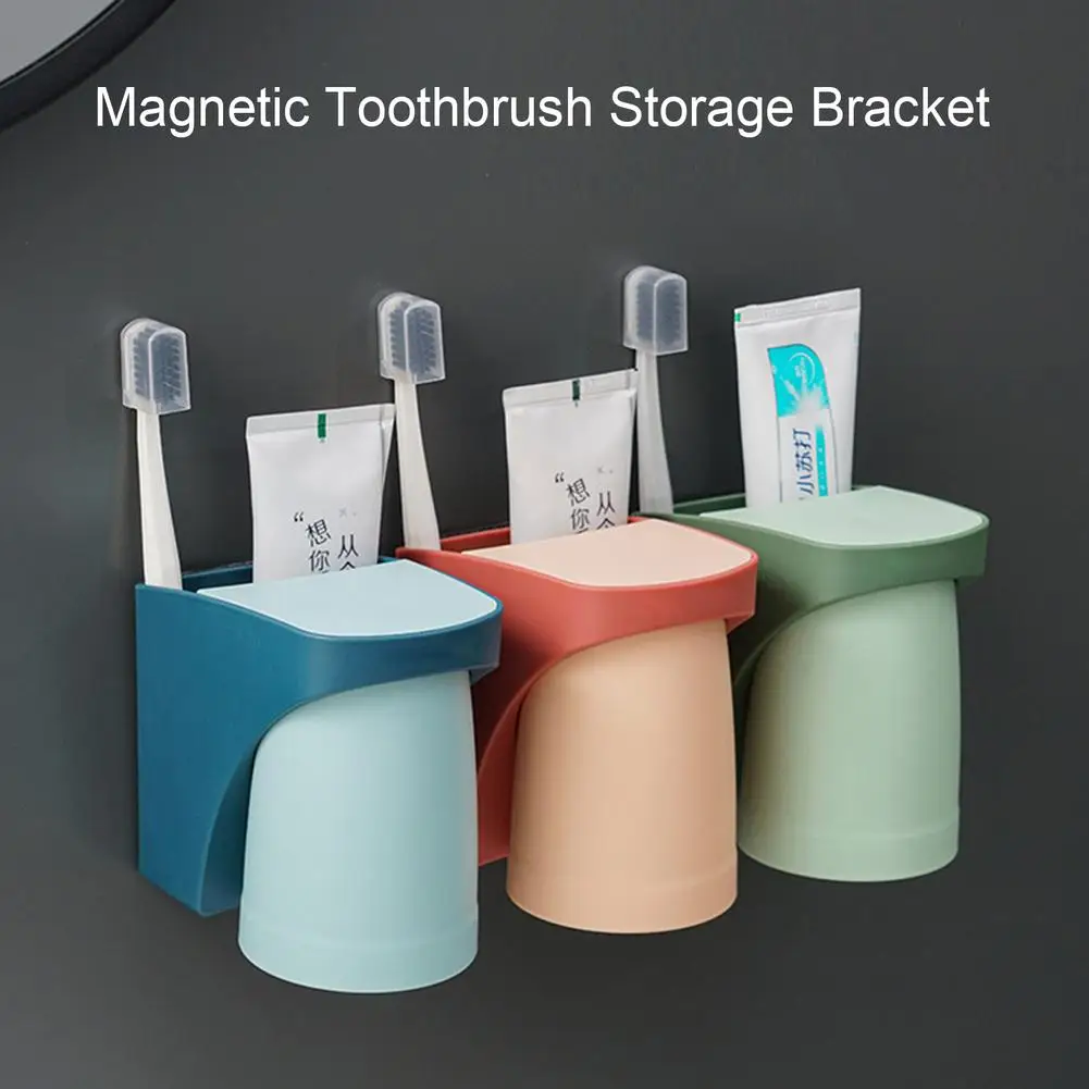 

Настенный магнитный держатель для зубных щёток, в ванную комнату