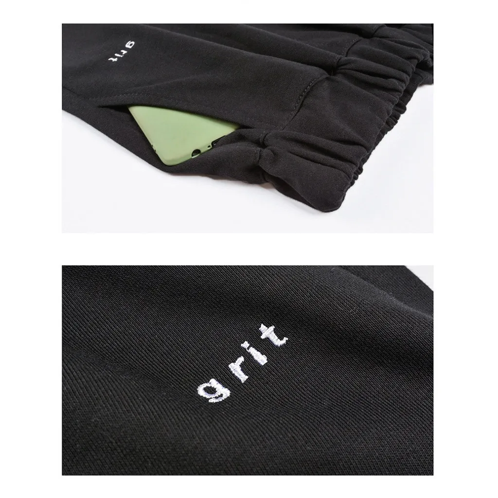 

JAYCOSIN Women's Letter Printed Shorts 2020 New Loose Leisure Pockets Sports Short Lady High Waist Fitness Shorts Feminino