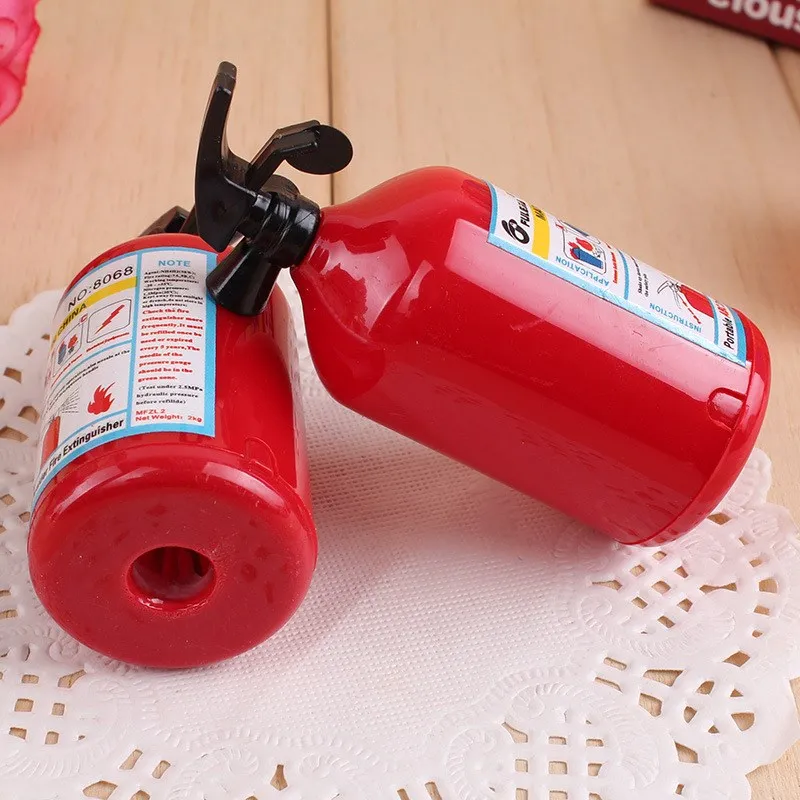 

1 Pc Pencil Sharpener Cute Fire Extinguisher Shape Student Stationery for Kids Prizes Gifts
