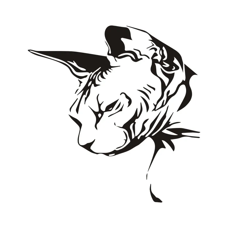 

Car Styling Sphynx Cat Animal Window Decoration Decal Creative Motorcycle KK Vinyl Car Stickers 15*16CM