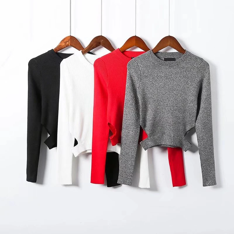 GOPLUS кофта женская осень 2019 вязаный свитер женский одежда с круглым вырезом и