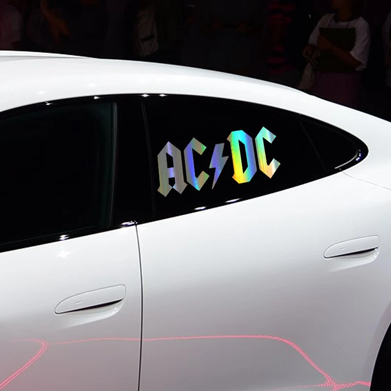 Автомобильная наклейка AC DC виниловые наклейки автомобильная окно автомобиля