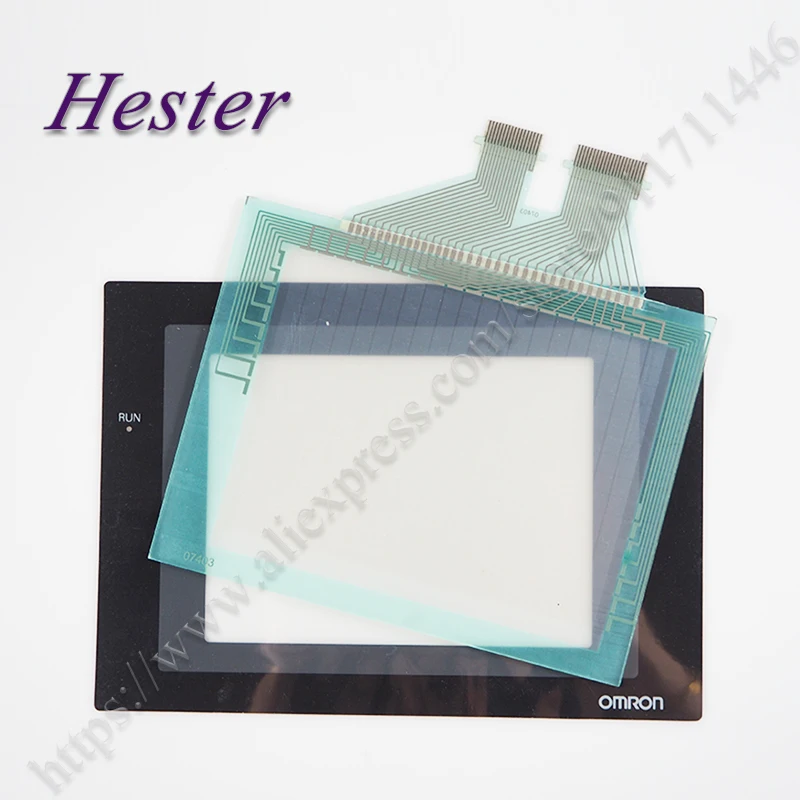 

Touch Screen for Omron NS5-SQ00B-ECV2 V1 NS5-MQ00B-ECV2 Touch Glass Digitizer Panel with Front Overlay Protective Film