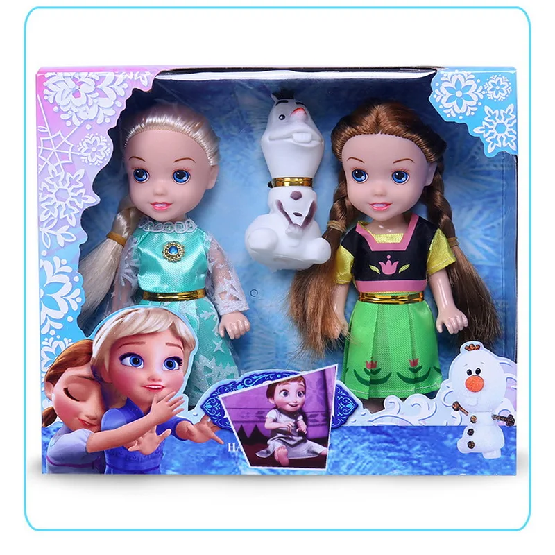2020 Disney игрушки с героями мультфильмов принцесса Анна Эльза Кристофф Свен Олаф из