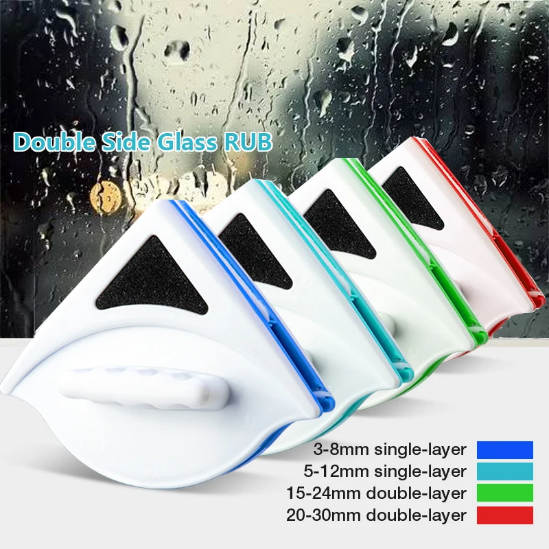 

Щетка для мытья окон, двусторонняя магнитная Бытовая мойка окон