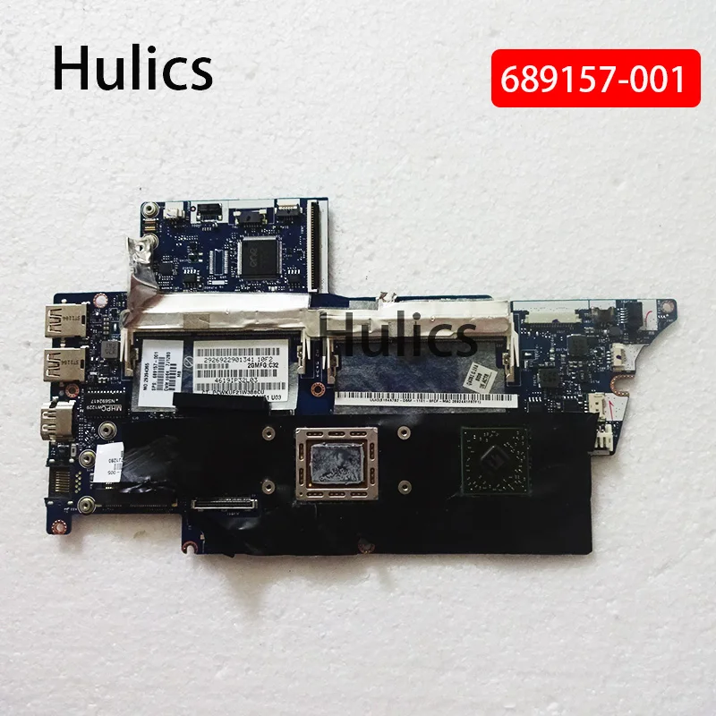 Материнская плата Hulics б/у для ноутбука HP ENVY4 ENVY6, материнская плата для ПК 689157-001 QAU51 LA-8731P A6-4455M, материнская плата процессора