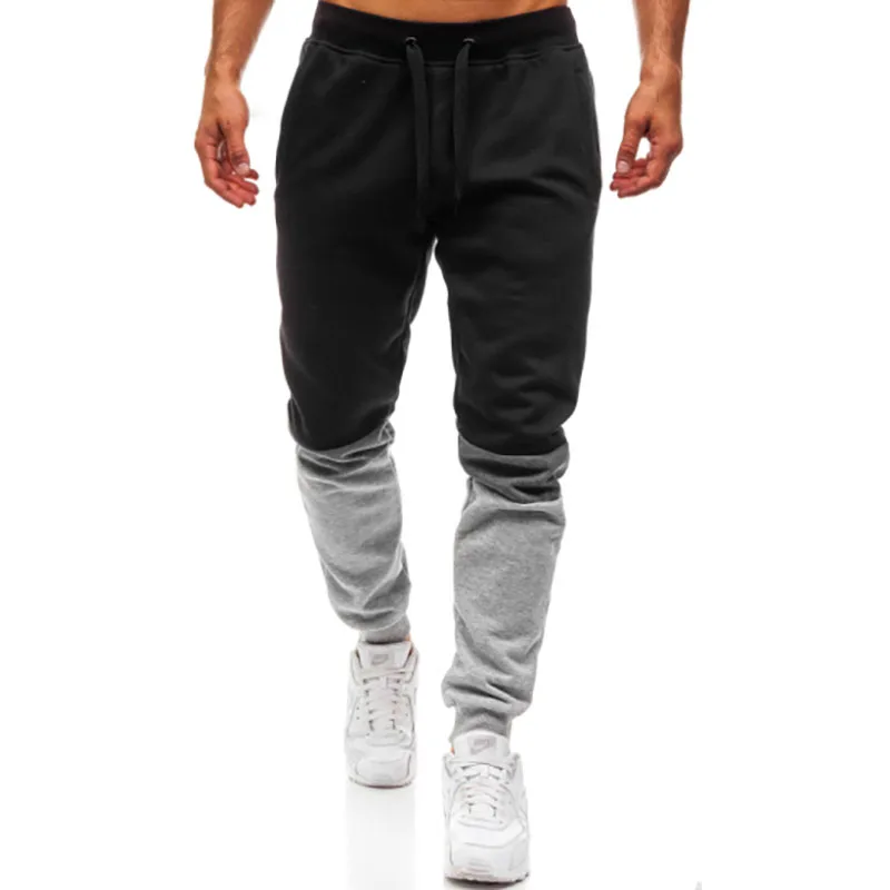 2018 импортные товары Горячие мужские спортивные брюки сшивание модный дизайн