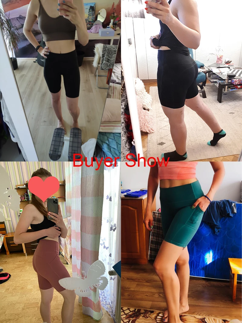 Летние женские шорты для йоги с высокой талией бесшовные обтягивающие