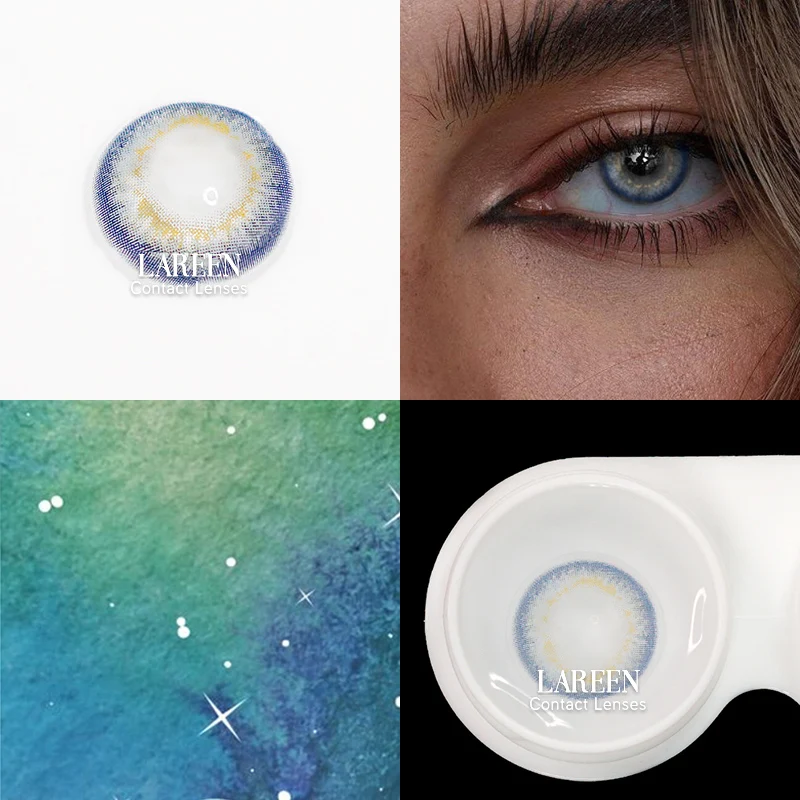 Lareen 2 шт./пара ежегодно Цвет ed контактные линзы для глаз косметические Lentes де