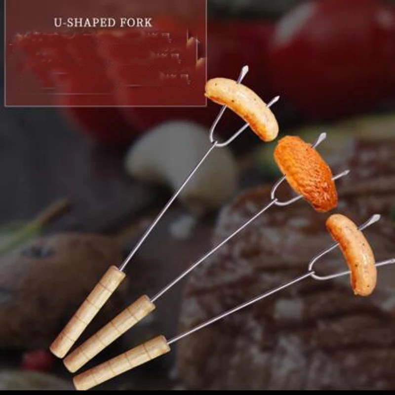 Нержавеющая сталь барбекю Зефир палочки для жарки расширение жаровня