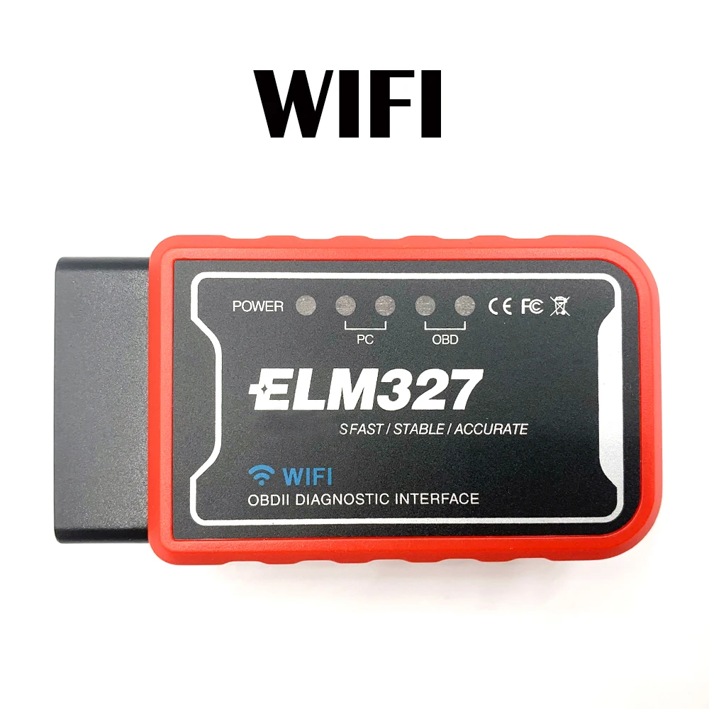 red with wifi for launch Bluetooth ELM327 obd 2сканер WiFi V1.5 ELM 327 сканер для диагностика авто версия OBDII для Крутящий момент Автомобильный сканер - Цвет: red with wifi