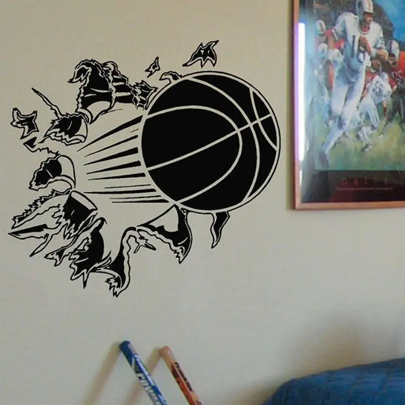 

Basketball Player Sticker Decal Sports Posters Home Decoration Vinyl Wall Decals Decor Mural Shoot Wall Car Decal