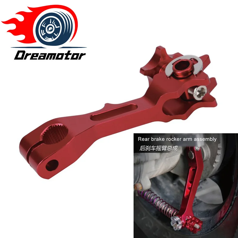 Универсальная модификация дневной рычаг заднего тормоза мотоцикла Регулируемый