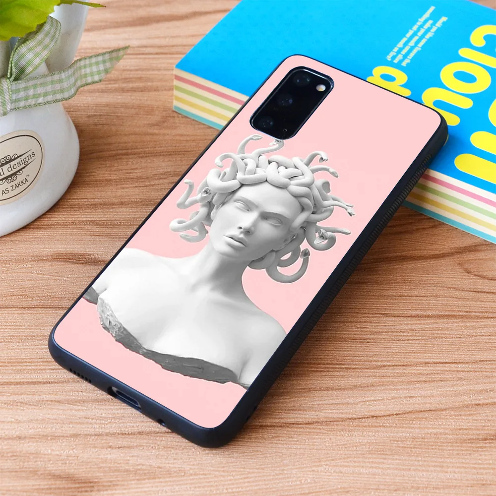 For Samsung Galaxy medusa snakes Soft TPU border Samsung Galaxy Case