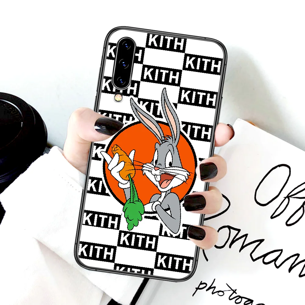 

Cute Bugs Bunny Phone Case For Samsung Galaxy A 3 5 7 8 10 20 20E 21S 30 30S 40 50 51 70 71 black Hoesjes Luxury Back Soft