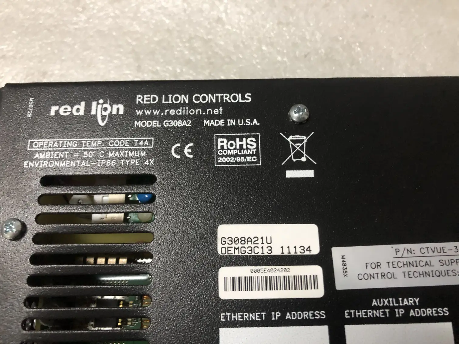 

G308A2 RedLion A5E31896498 Control Panel Used