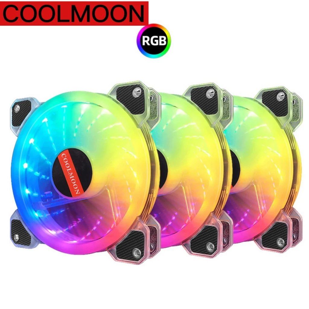 

Чехол для компьютера с подсветильник кой RGB, 1/3 шт.