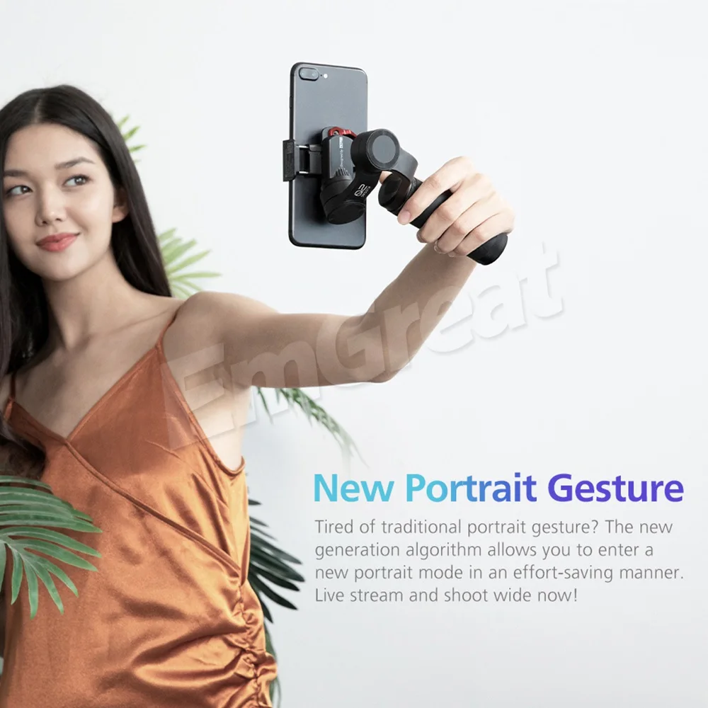 Zhiyun Smooth 4 Q2 3-осевой портативный смартфон сотовый телефон видеокамеры Стабилизатор для iPhone 11 Pro Max XS XR X 8P 8 samsung S9 S8 и экшн Камера