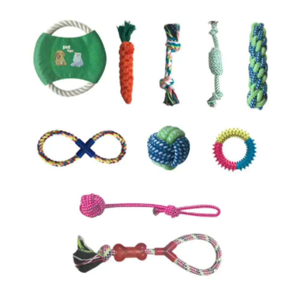 

Игрушки для жевания для собак-набор игрушек моляр для собак-прочные игрушки для жевания для чистки зубов домашних животных Интерактивная х...