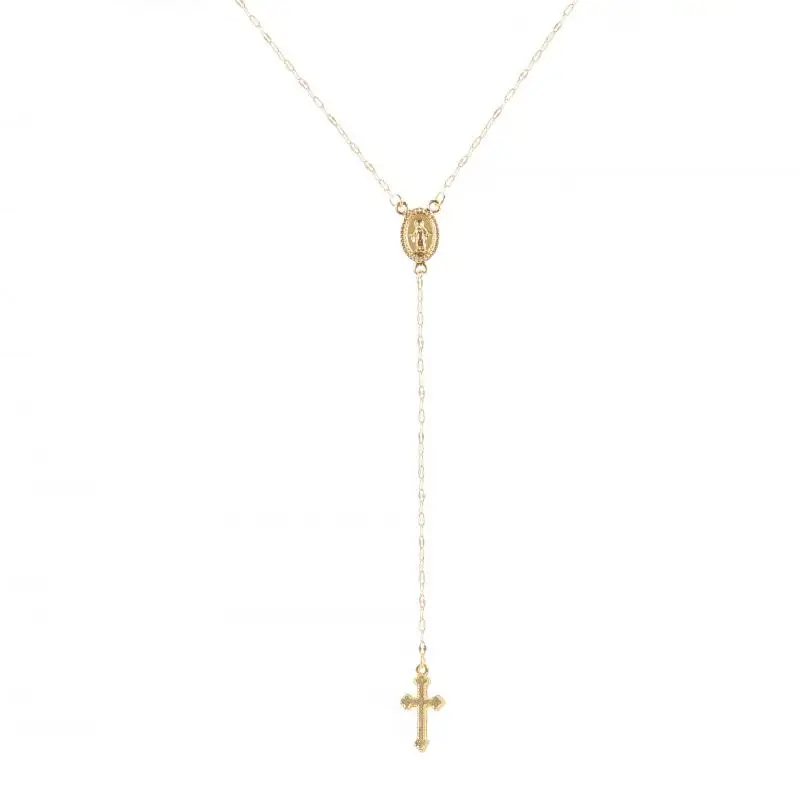 Новый Винтажный Золотой/Серебряный/розовое золото христианский крест Богемия