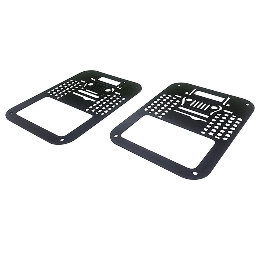 Чехол для задних фонарей Chuang Qian 2 шт. защитный чехол Jeep Wrangler JK 2007-2018 черный |