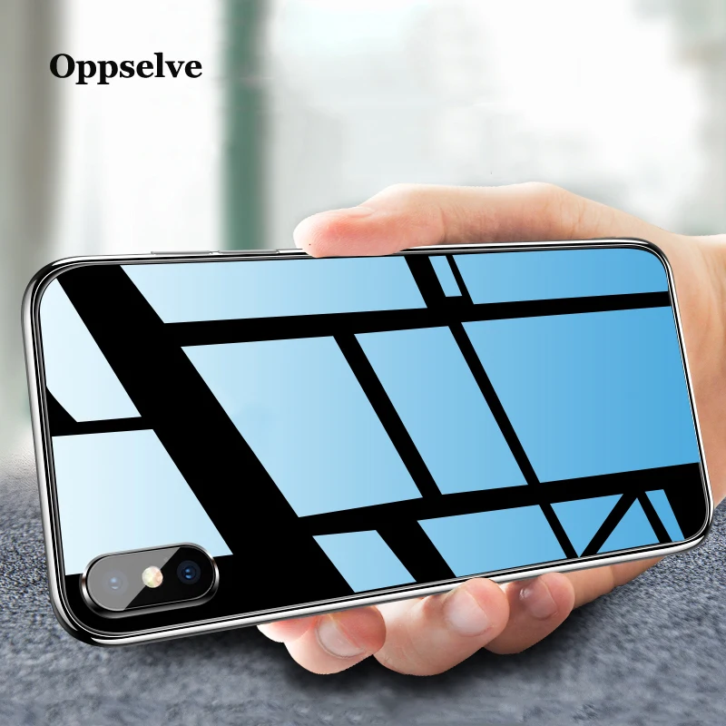 Чехол для Телефона iPhone 12 11 XR XS Max X 10 6 S прозрачный чехол из закаленного стекла 8 7 s
