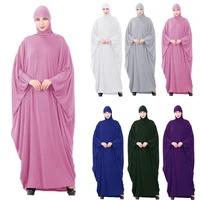 ramadan abaya muslim women hooded maxi dress islam hijab prayer full cover robe kaftan jilbab arabic clothing worship service