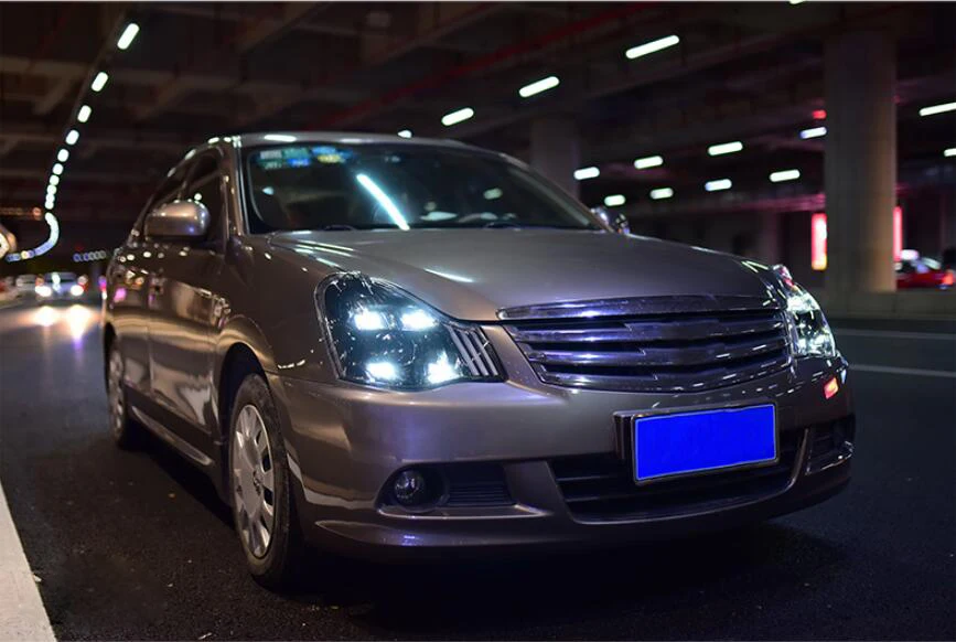 2006~ 2019y автомобиль bupmer головной свет для Nissan Sylphy фары sentra Bluebird автомобильные аксессуары все в светодиодный противотуманный фонарь для Sylphy фары