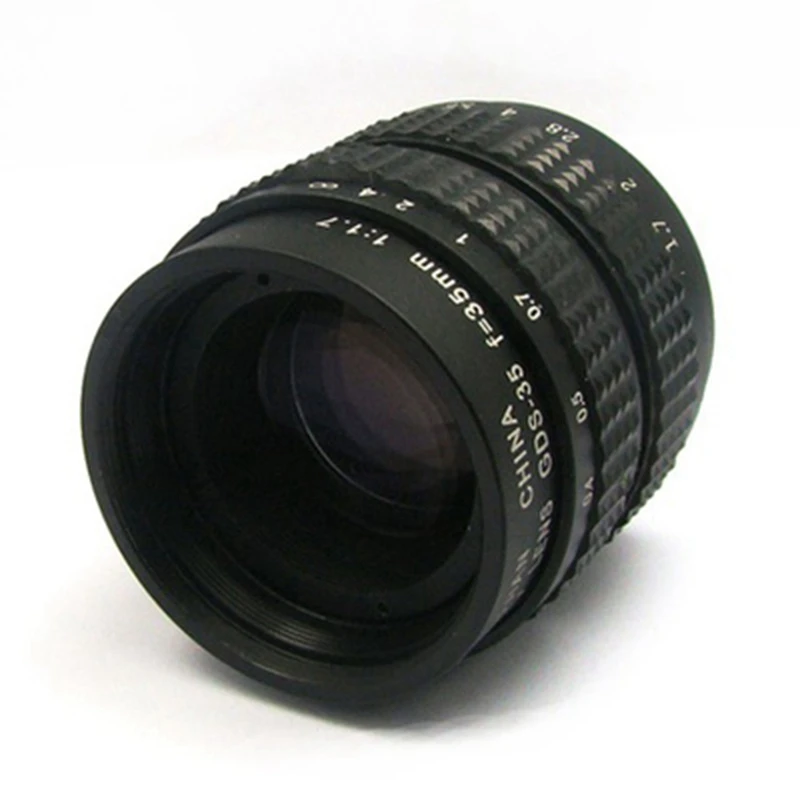 Объектив с C-образным креплением 35 мм F/1 7 переходным кольцом для Canon EOSM / M2 M3 |