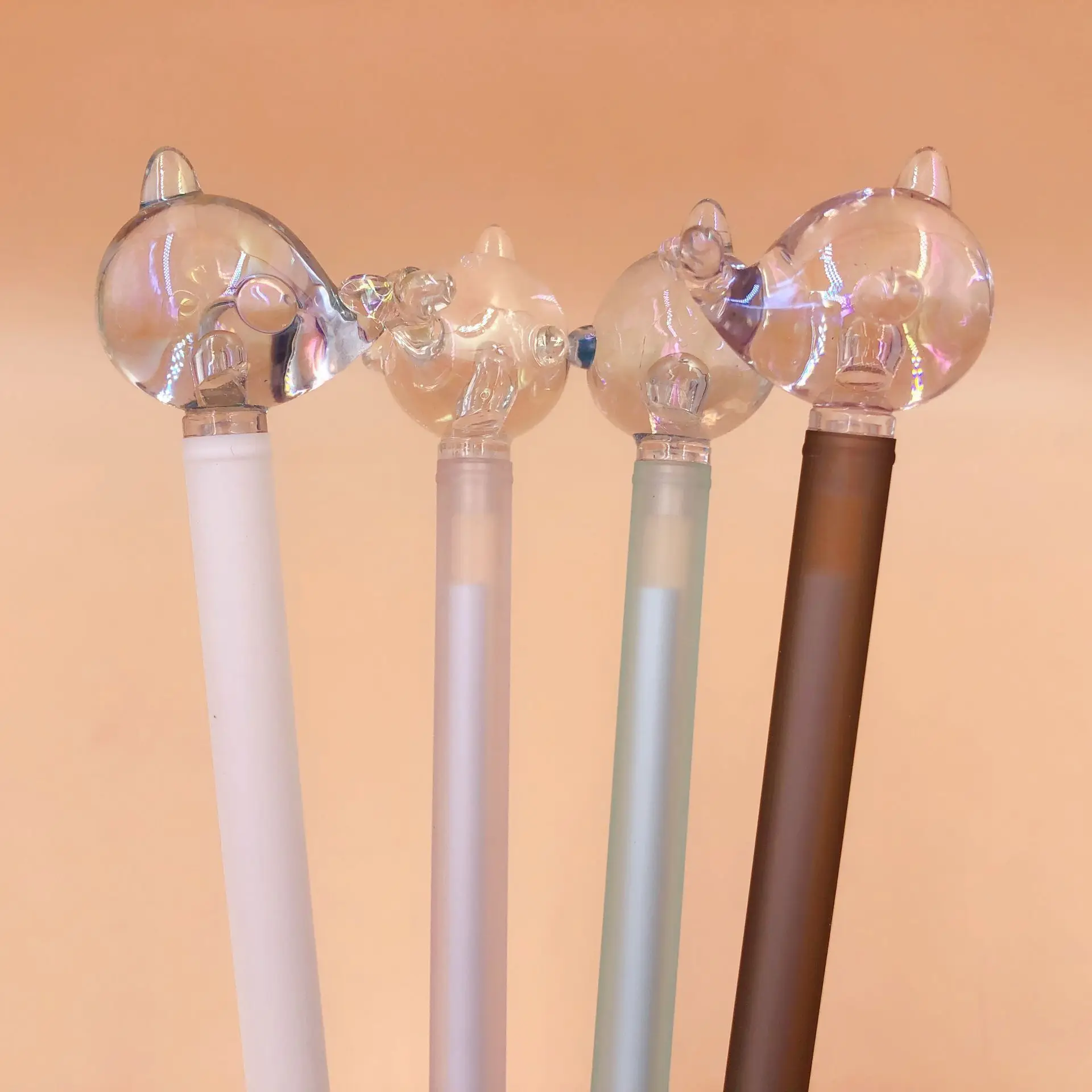 4 шт./лот гелевая ручка подпись с единорогом Китом морским корпусом Escolar Papelaria