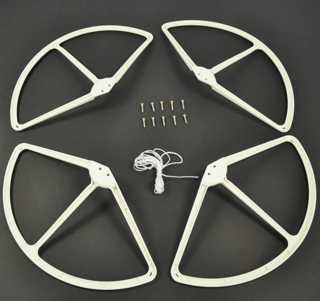 

4pcs White Plastic Propeller Protective Guard Bumper Protector For DJI Phantom Vision 1 2 QuadCopter Helicopter