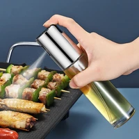 kitchen stainless steel oil sprayer bottle pump pot leak proof grill dispenser cookware tools spice box jar