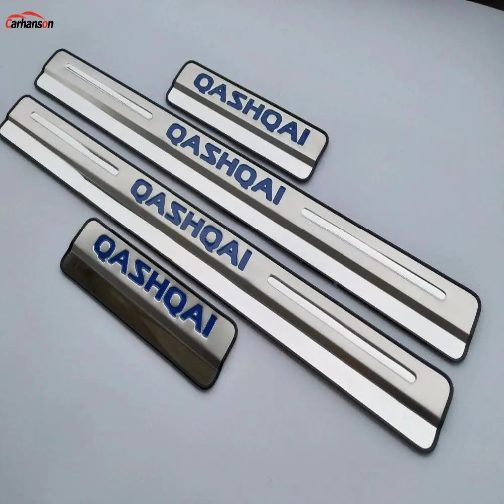 Автомобильный Стайлинг для Nissan Qashqai J11 аксессуары порога Накладка Защитная