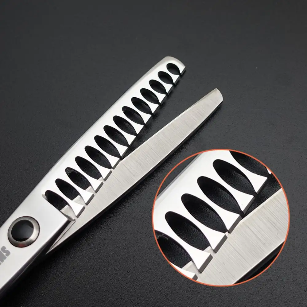 6-дюймовые профессиональные ножницы для стрижки волос тонкие 8 зубов 14 18