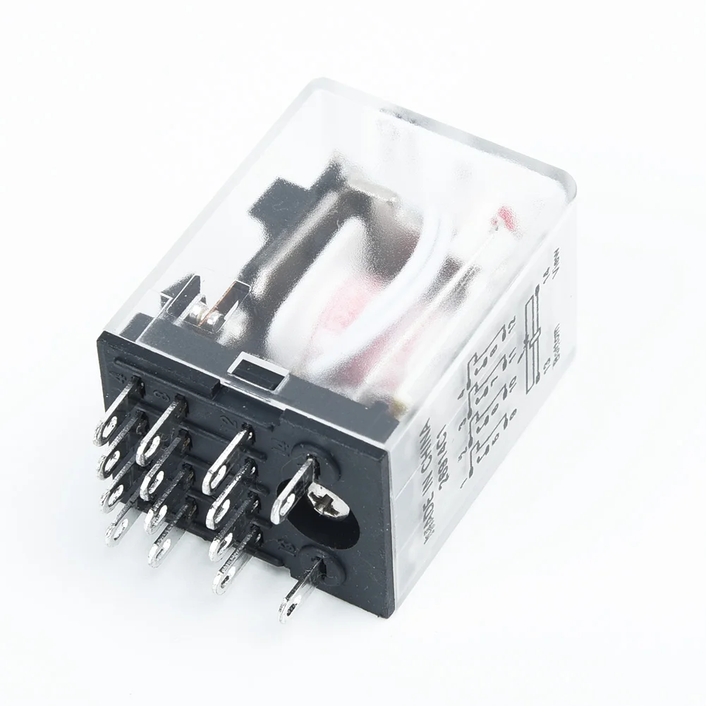 Универсальное реле мощности 10А LY2NJ DPDT 8 контактов с гнездом 12/24/110/220/230 в|Реле| |