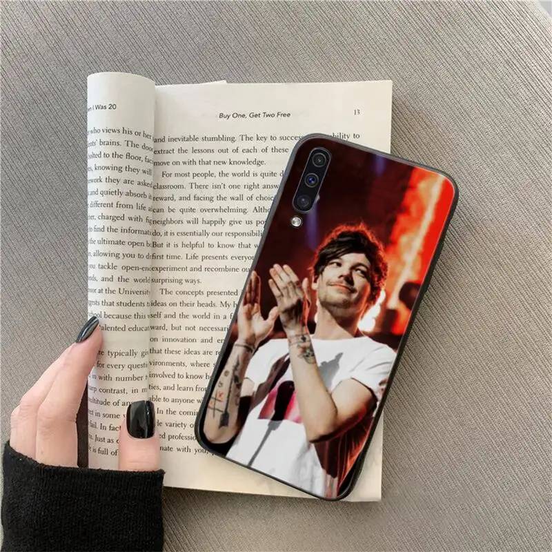 

Louis Tomlinson one direction band Phone Case For Samsung galaxy S 9 10 20 A 10 21 30 31 40 50 51 71 s note 20 j 4 2018 plus