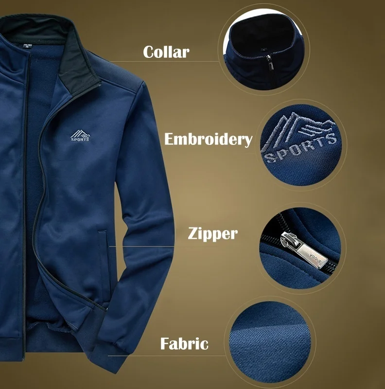 Мужской спортивный костюм из двух предметов уличная спортивная одежда Свитшот и