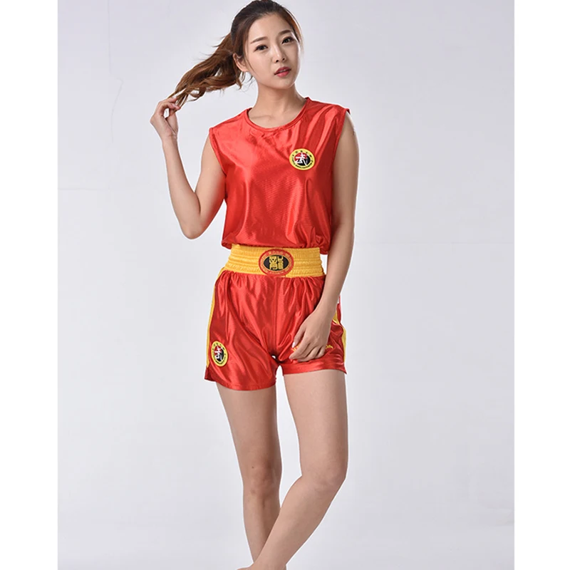 2 шт./компл. мужские и женские быстросохнущие боксерские костюмы однотонные ММА