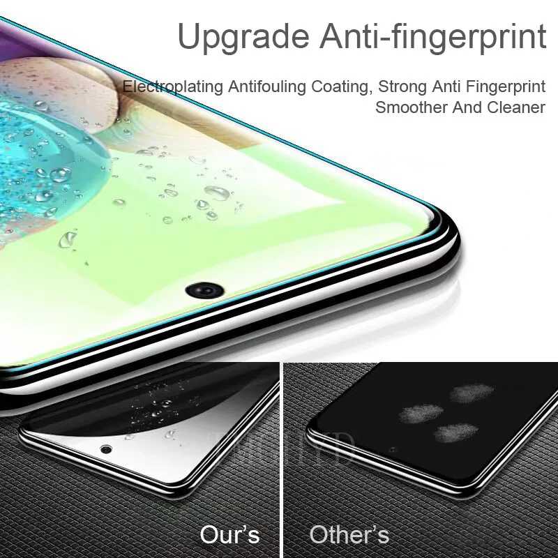 3 pcs screen protector glass for samsung galaxy s22 s21 plus note 10 lite s20 fe a02s a03 a32 a72 a52 a71 a51 a12 tempered glass free global shipping
