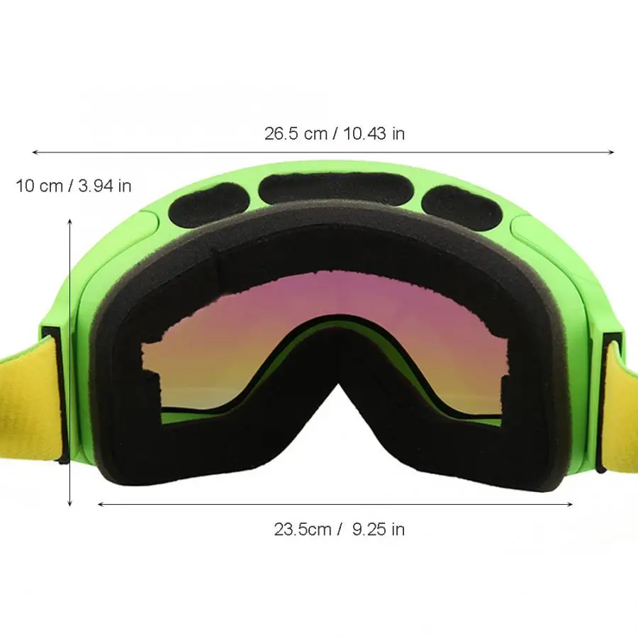 

Ski Snowboard Goggles Women Men Skiing Mask Snow Over Glasses Adult Double Anti-Fog Cylindrical Snowboard