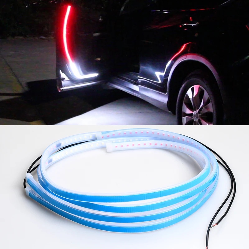

Car Door Decoration Light Strobe Flashing Auto Opening Warning Flashing Lamp Safety Waterproof Decoration Accessories 12V Strips
